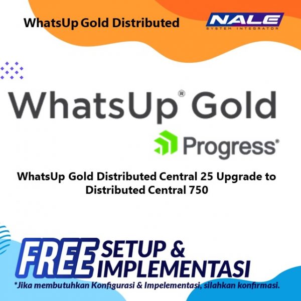 WhatsUp Gold Distributed Central 25 Upgrade to Distributed Central 750