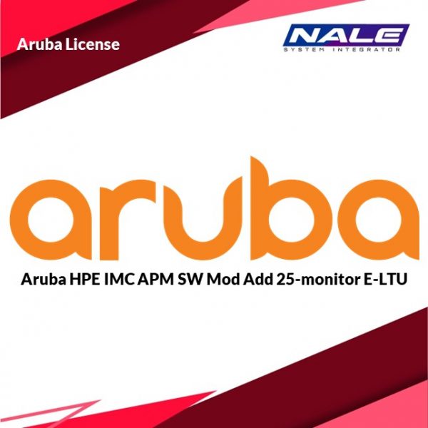 Aruba HPE IMC APM SW Mod Add 25-monitor E-LTU