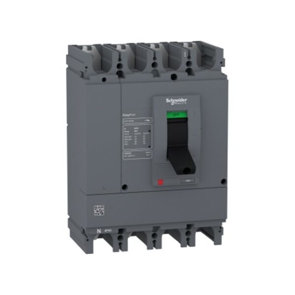Schneider circuit breaker Easypact EZC630N - TMD - 500 A - 4 poles 3d (EZC630N4500N)