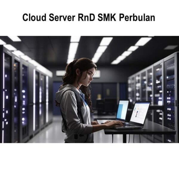 Cloud Server RnD SMK vCPU 32 Core Ram 32 GB Storage 600 GB NVME Per Bulan