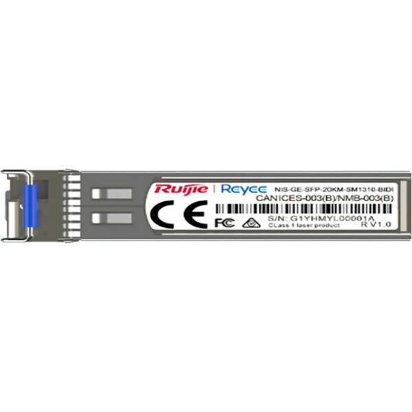 Ruijie Gigabit BIDI Transceiver - TX1310/RX1550, 20km, LC (NIS-GE-SFP-20KM-SM1310-BIDI)